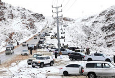 Salju Selimuti Arab Saudi