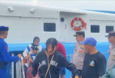 Ribuan Penumpang Padati Pelabuhan Pangkal Balam
