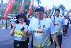 Kapolresta Meriahkan Bhayangkara Babel Run 2026