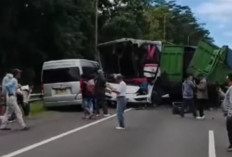 Truk Meluncur Mundur, Kecelakaan Lagi di Tol Purbaleunyi