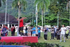 Pj Bupati Jantani Ali Ajak Pegawai Senam Pagi Bersama