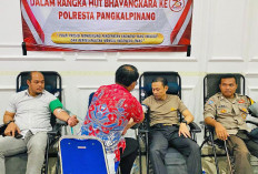 Polresta Pangkalpinang Gelar Donor Darah