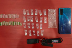 Pemuda Belinyu Dibekuk Berikut 22 Paket Sabu-Sabu