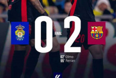 Liga Spanyol: Barcelona Ambil Lagi Puncak Klasemen Usai Kalahkan Las Palmas 2-0, 