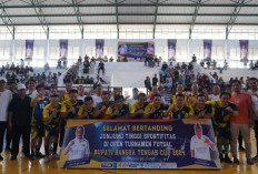 Berhadiah Rp25 Juta, Turnamen Futsal Bupati Bangka Tengah Diikuti 80 Klub