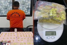 Polda Babel Amankan Pengedar Narkoba dengan Barang Bukti 427 Butir Pil Ekstasi 