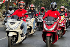 Aktivitas Seru Ribuan Bikers Honda PCX Sambut Hari Kemerdekaan di Seluruh Indonesia