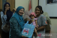 Pemkab Babar Salurkan Makanan Tambahan Ibu & Anak