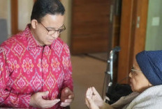 Ke DPP PDIP, Anies Berbaju Merah 