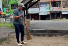 Ikut Nyapu Pasar, Bupati Fery Ingin Masyarakat Nyaman