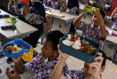 Menu Makan Gratis, Anak Bawa Kotak Bekal