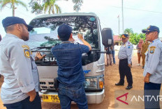 Dishub Babel Ramp Check Angkutan Umum