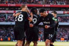 Liga Inggris: Arsenal Takluk dari 0-1 dari West Ham di Markas Sendiri