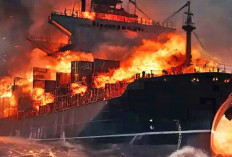 Kapal Israel Dibakar Yaman!