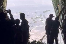 Pesawat Hercules RI Terjunkan 17,8 Ton Bantuan, Terbang di Udara Gaza