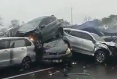  Sekali Tabrakan, 20 Kendaraan Tumpang Tindih