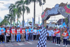 Sosialisasi Pilkada Serentak 2024, KPU Bangka Gelar Jalan Sehat