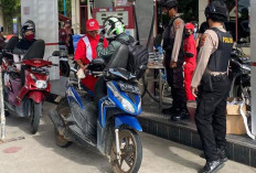 Antisipasi Kecurangan BBM di SPBU, Polres Bangka Lakukan Patroli 