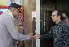 Bupati Bangka Tengah Sambut Kedatangan Kapolres Baru