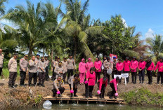 Dukung Ketahanan Pangan, Polres Tanam Sayur & Budidaya Ikan 