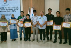 Sukseskan Pilkada Ulang,  PPK & PPS Diganjar Penghargaan KPU