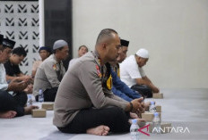 Polres Bangka Barat Doakan Korban Banjir di Malam Pergantian Tahun