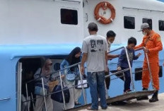 Arus Penumpang Angkutan Laut Babel, Naik