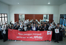 Honda Edukasi Safety Riding di SMKN 1 Pangkalpinang