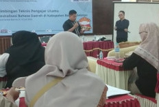 Kantor Bahasa Babel Gelar Bimtek Bagi 50 Guru Pengajar Utama Revitalisasi Bahasa Daerah di Bangka Selatan 