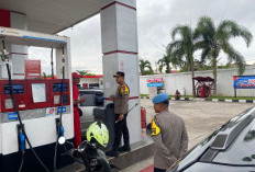 Pastikan Distribusi dan Kesediaan BBM Aman, Kapolres Datangi SPBU di Sungailiat