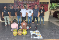 Tiga Remaja di Sungailiat Curi Kotak Amal hingga Tabung Gas