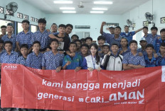 Konsisten Edukasi Safety Riding ke SMKN 2 Tanjung Pandan