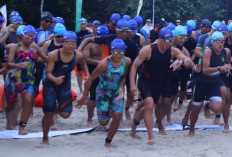 Peserta Membludak di Sungailiat Triathlon & Kejurnas Series 2026